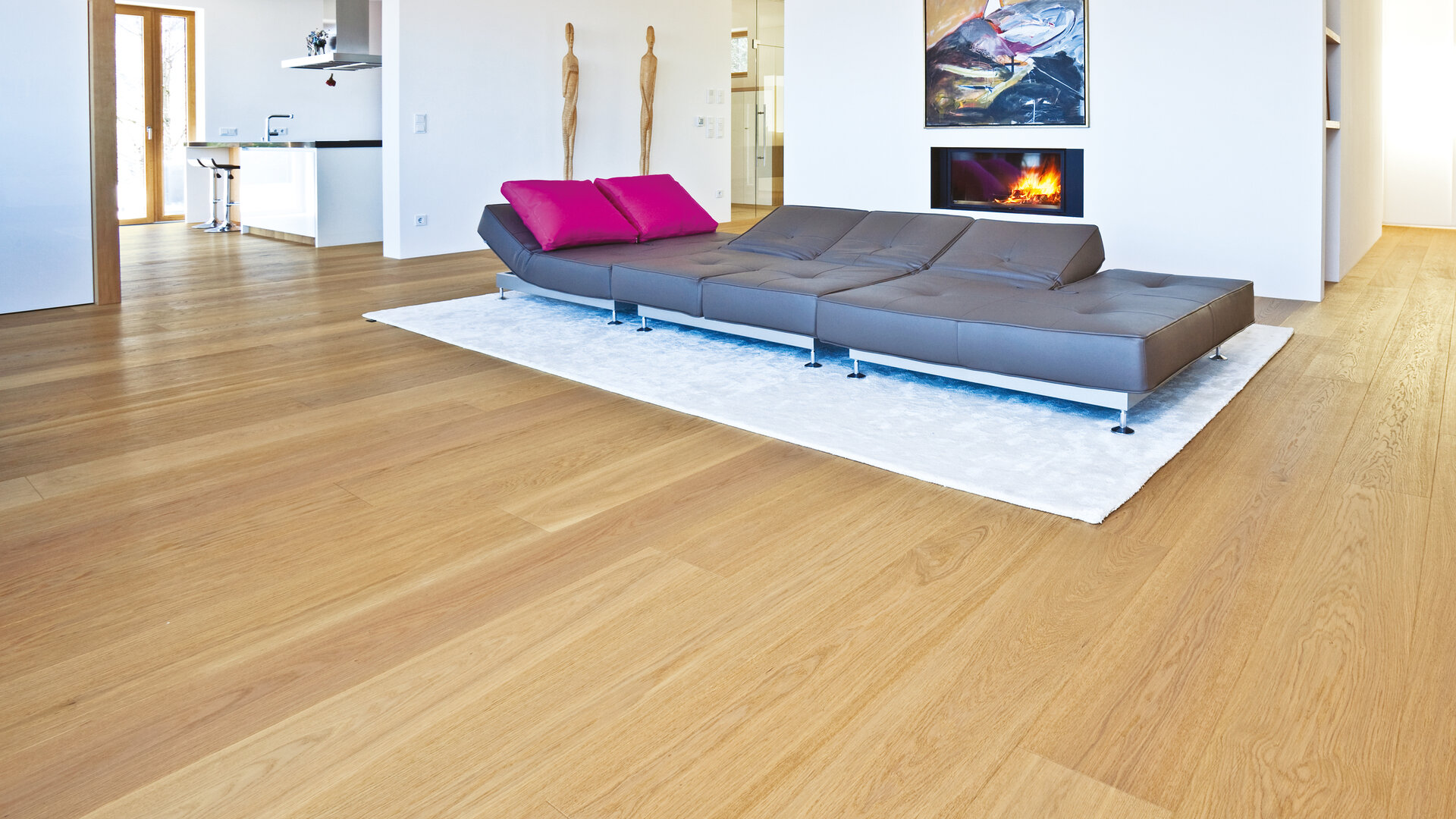 TRAPA Plank floor 
Oak placid brushed Cortina