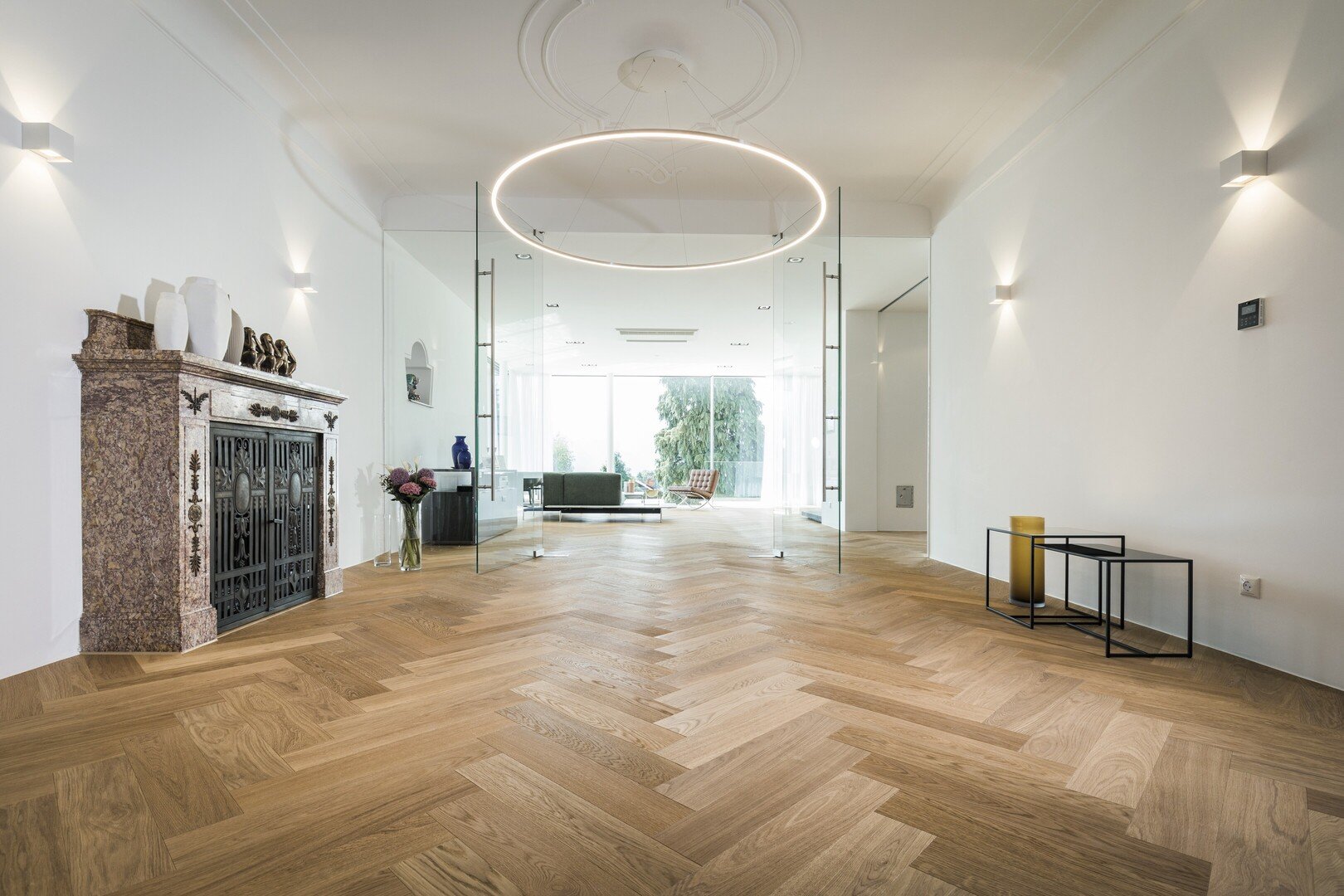 TRAPA Spina Spigolo Rovere naturelle spazzolato Cortina – casa privata, AT