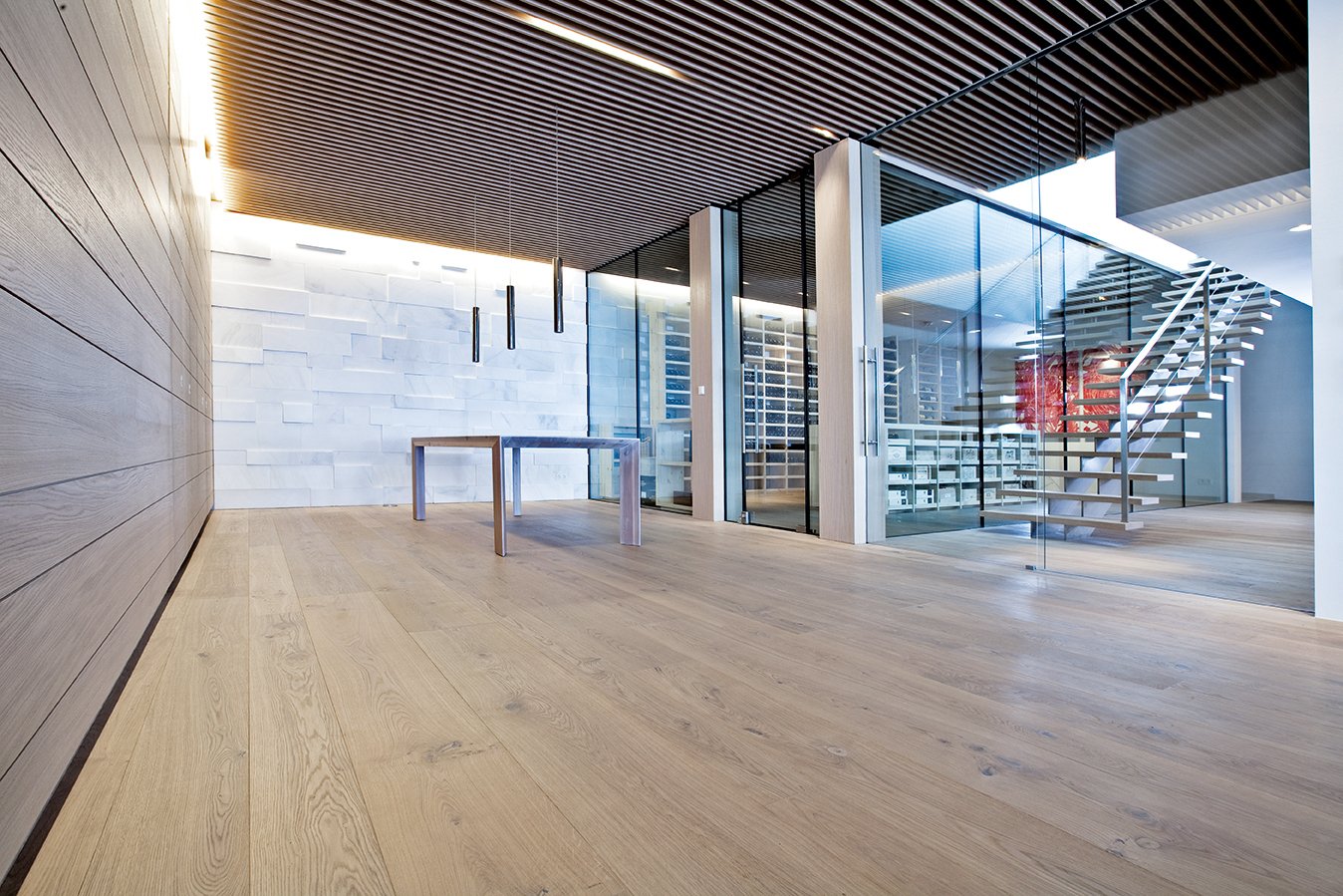 TRAPA Dielenboden Eiche Tradition gebürstet Lugano - Privathaus, AT