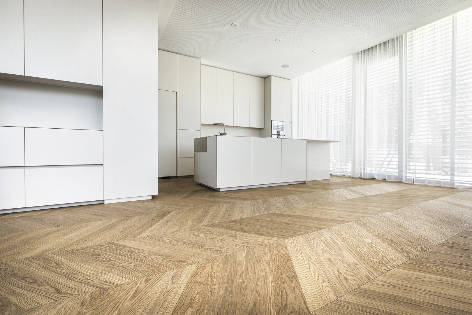 TRAPA Spina Angolo Rovere naturelle spazzolato Lugano – casa privata, AT