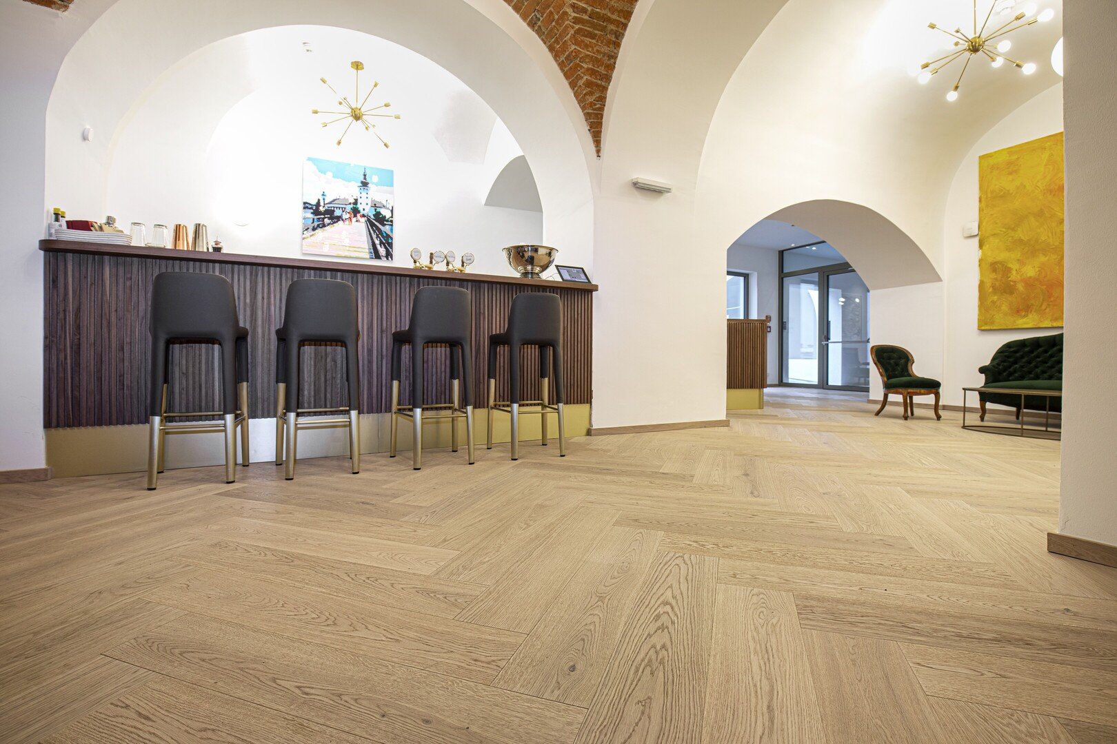 TRAPA Spina Angolo Rovere naturelle spazzolato Lugano – Hotel Goldener Hirsch, AT