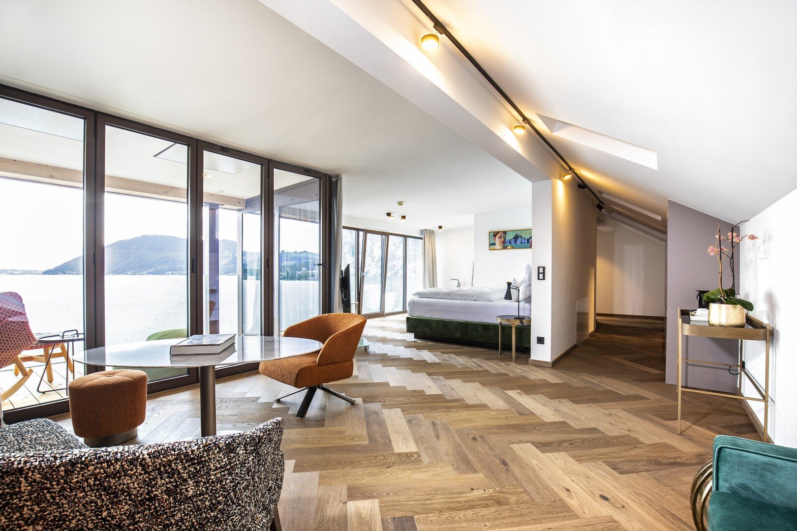 TRAPA Spina Spigolo Rovere Canneto nodoso spazzolato Arezzo – Seehotel das Traunsee, AT