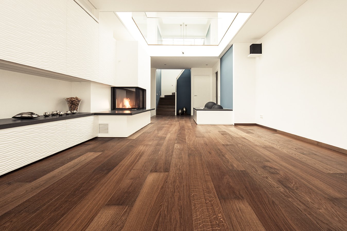 TRAPA Plank Rovere Terra naturelle spazzolato olio neutro – casa privata, AT