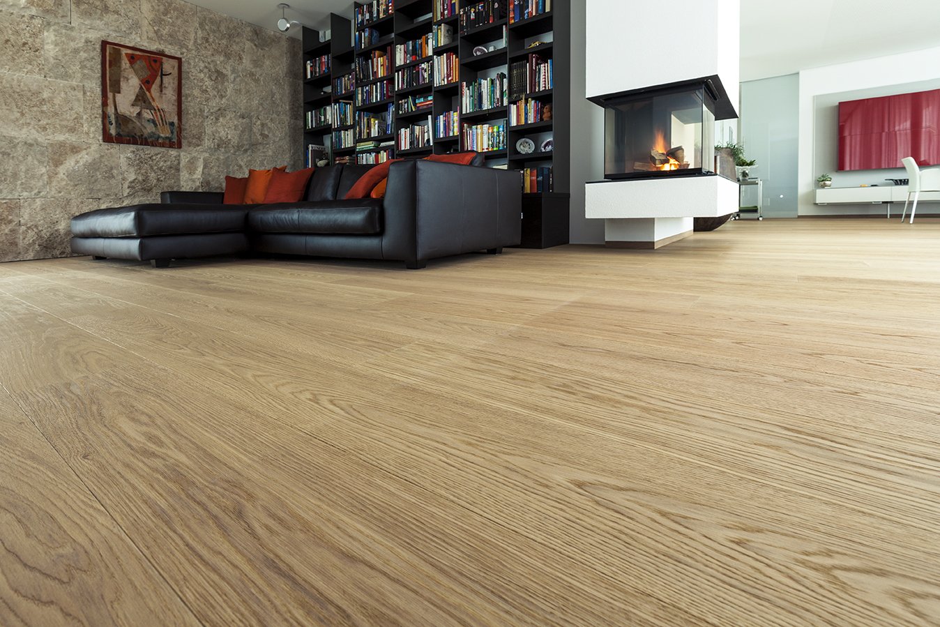 TRAPA Plank Rovere Canneto naturelle spazzolato Livorno – casa privata, AT