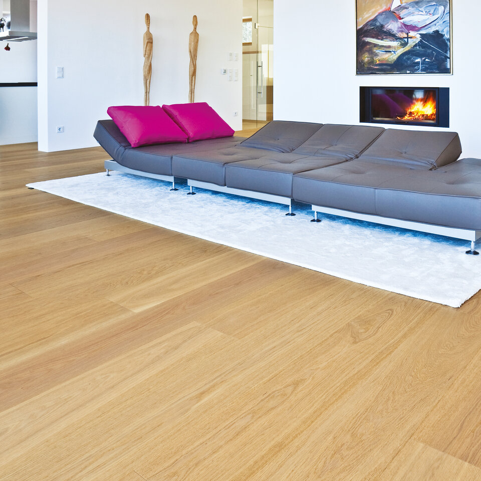 TRAPA Plank floor 
Oak placid brushed Cortina